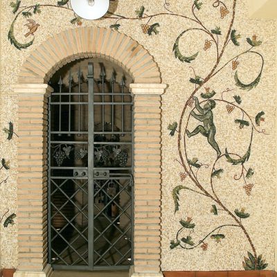 rivestimento in mosaico, copia di Santa Costanza